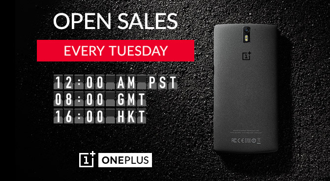 oneplus one disponible sans restrictions tous les jeudis
