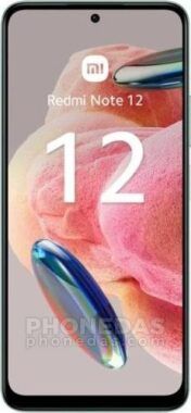 DAS du Xiaomi Redmi Note 12